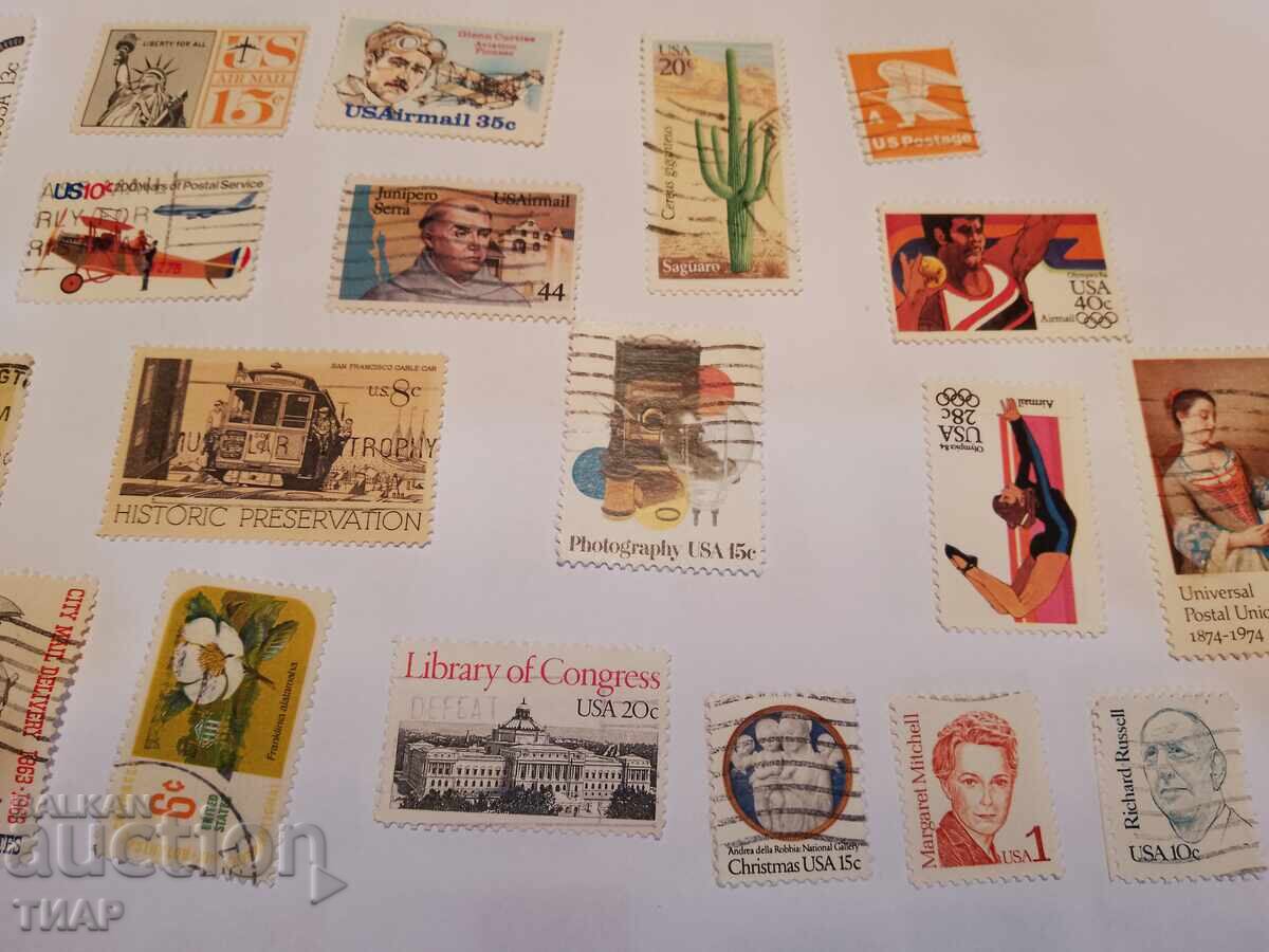 Auction Postage stamps USA -0.01 cents Auction Postage stamps USA -0.01 cents
