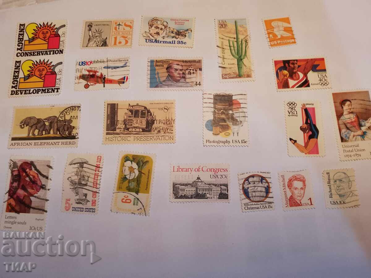 Postage stamps USA -0.01 cents Postage stamps USA -0.01 cents