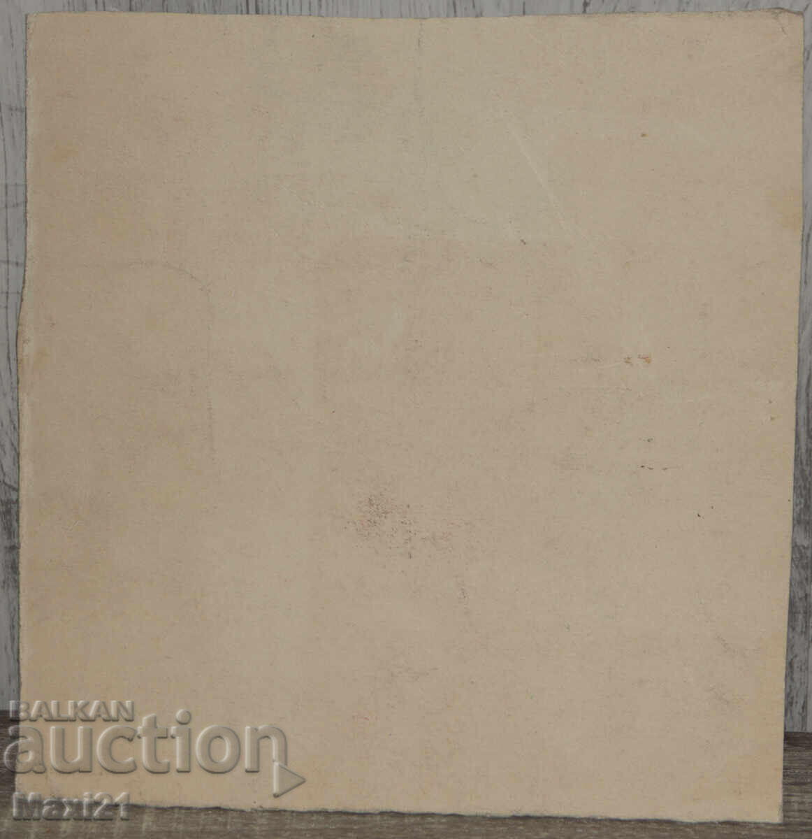 Стара акварелна картина натюрморт плодове - 6