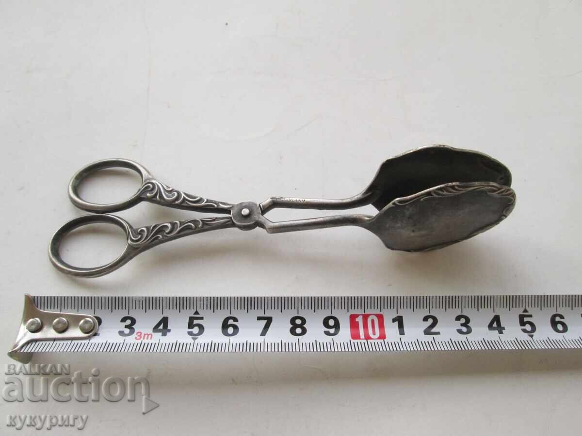 Όμορφη παλιά γερμανική λαβίδα σερβιρίσματος με διακοσμητικά WMF με τιμή 55.00 BGN | € 28.12