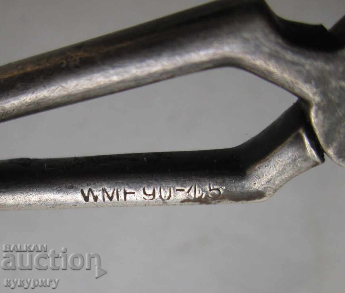 Δημοπρασία Όμορφη παλιά γερμανική λαβίδα σερβιρίσματος με διακοσμητικά WMF