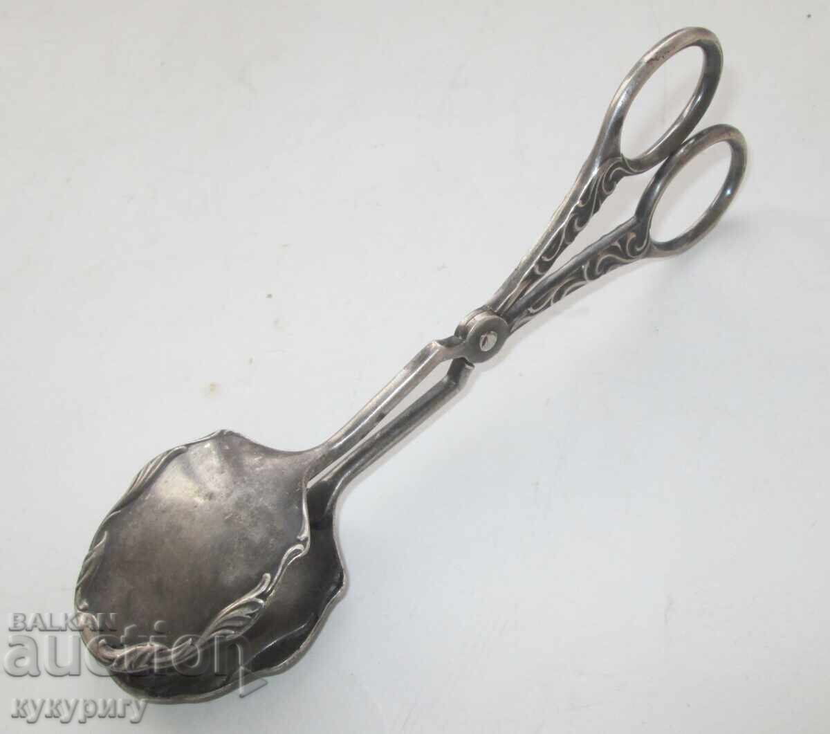 Όμορφη παλιά γερμανική λαβίδα σερβιρίσματος με διακοσμητικά WMF - 6