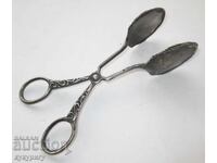 Frumoasă clește vechi german pentru servire cu ornamente WMF