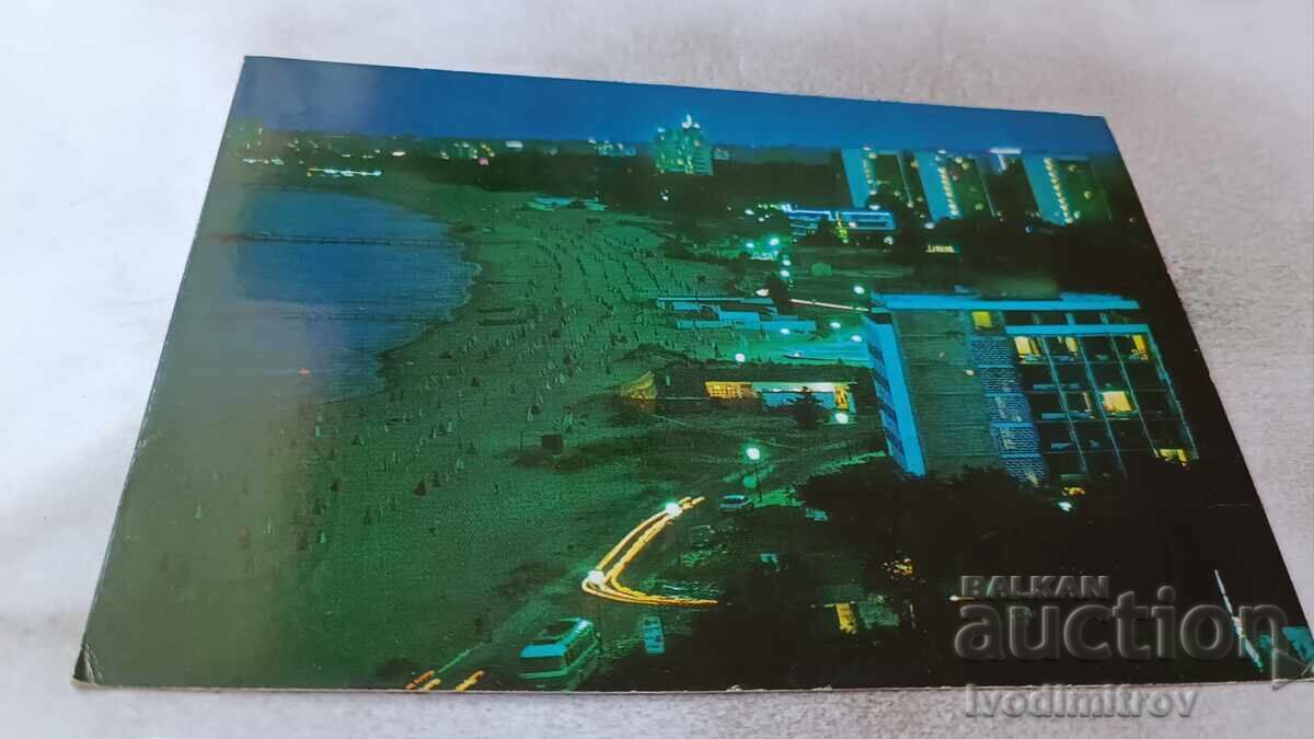 Postcard Sunny Beach General View 1973