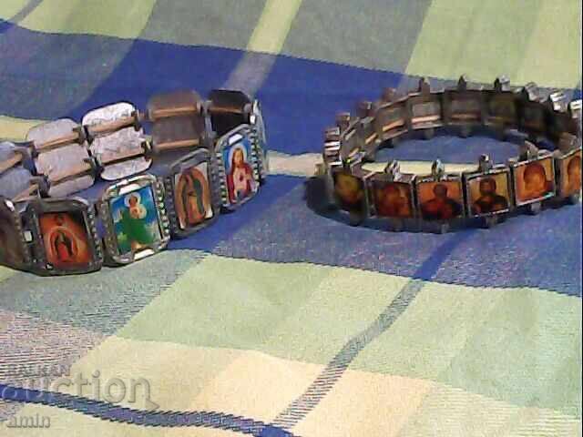 2pcs elastic metal bracelets religious 2pcs elastic metal bracelets religious