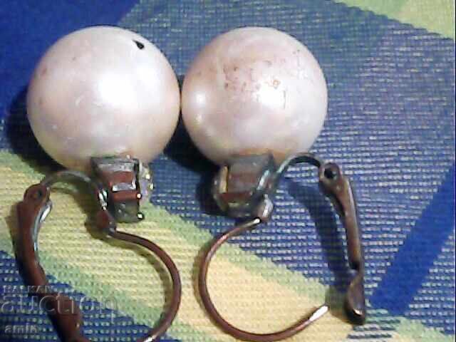 Vintage Fossil brand necklace, 14mm pearl earrings - 5