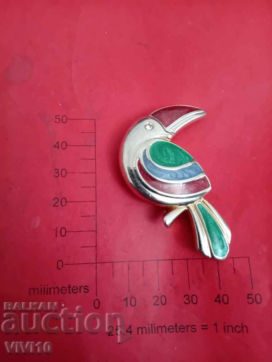 Antique Enamel Brooch Antique Enamel Brooch