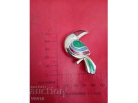 Αντίκα καρφίτσα σμάλτου