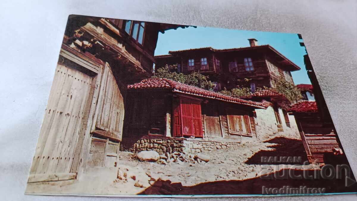 Ταχυδρομική κάρτα Κοτέλ Παλιά σπίτια 1980 Ταχυδρομική κάρτα Κοτέλ Παλιά σπίτια 1980