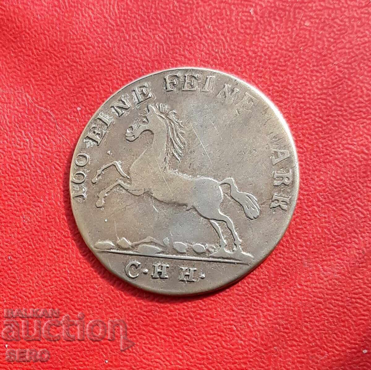 Германия-Хановер-3 мариен гроша 1816 с цена 48.00 лв. | € 24.54