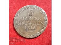 Germany - Hanover - 3 Mariengroschen 1816