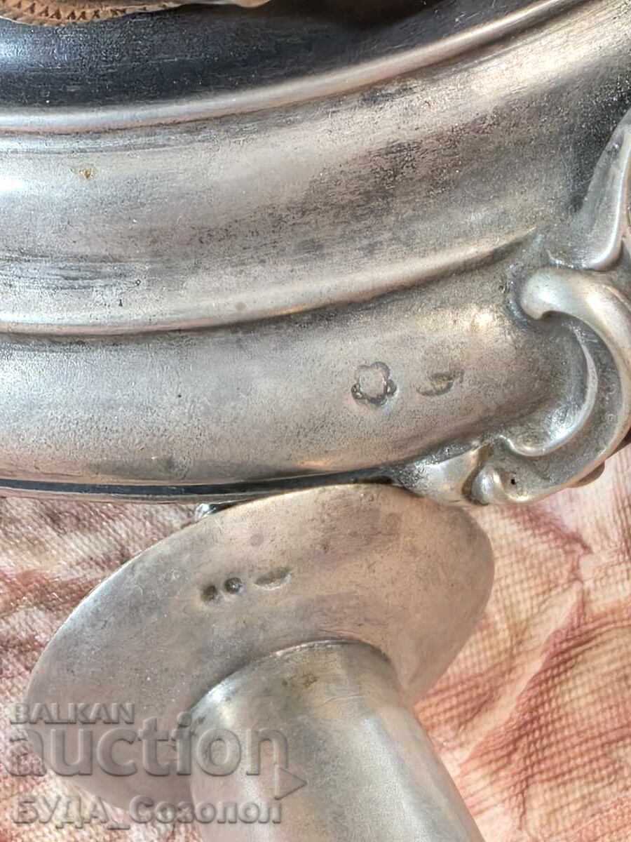 Κομψό κουτί με γλυκά από ασήμι και κρύσταλλο - 7