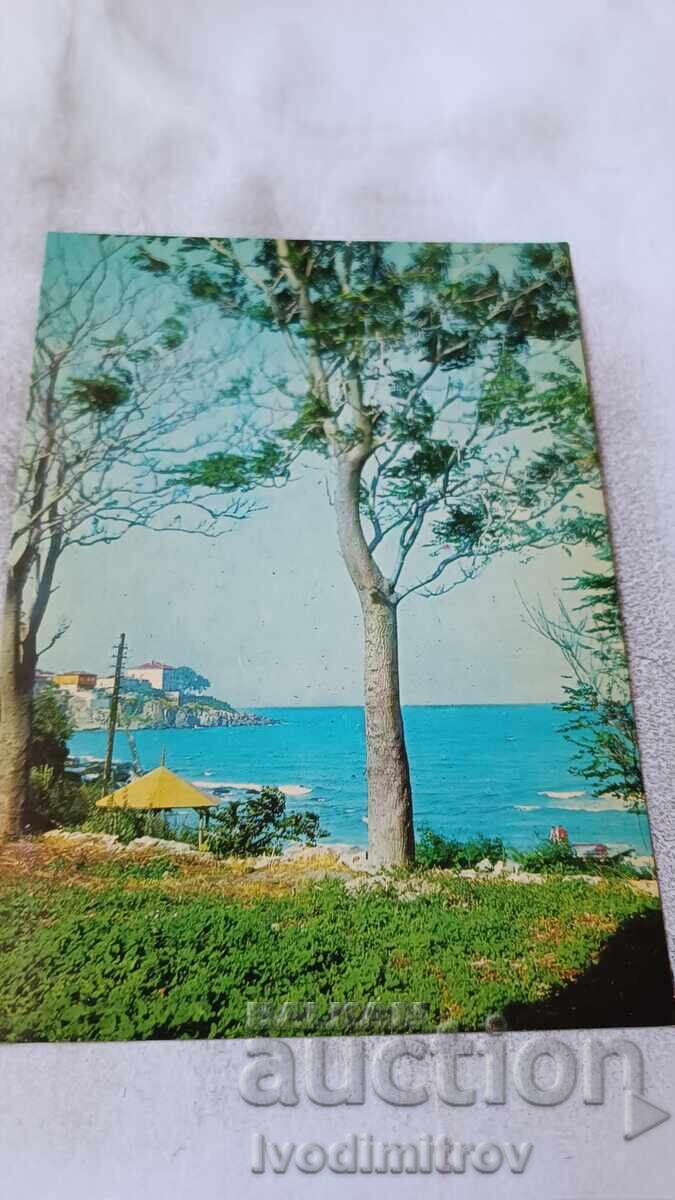 Postcard Sozopol Corner of the Sea Garden