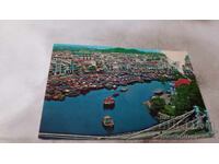Carte poștală Singapore The Singapore River 1975