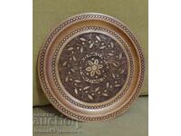 Panou din lemn încrustat cu alamă pentru cunoscători 30cm