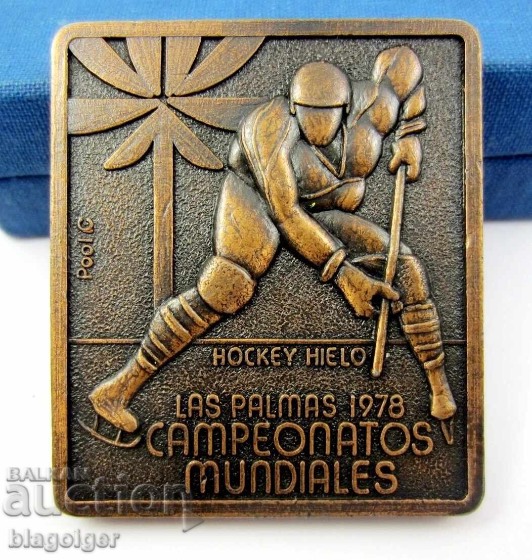 Παράδοση Svetovno pŭrvenstvo po khokeĭ na led v Las Palmas 1978g - Πλακέτα Παράδοση Svetovno pŭrvenstvo po khokeĭ na led v Las Palmas 1978g - Πλακέτα