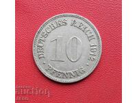 Германия-10 пфенига 1912 G-Карлсруе