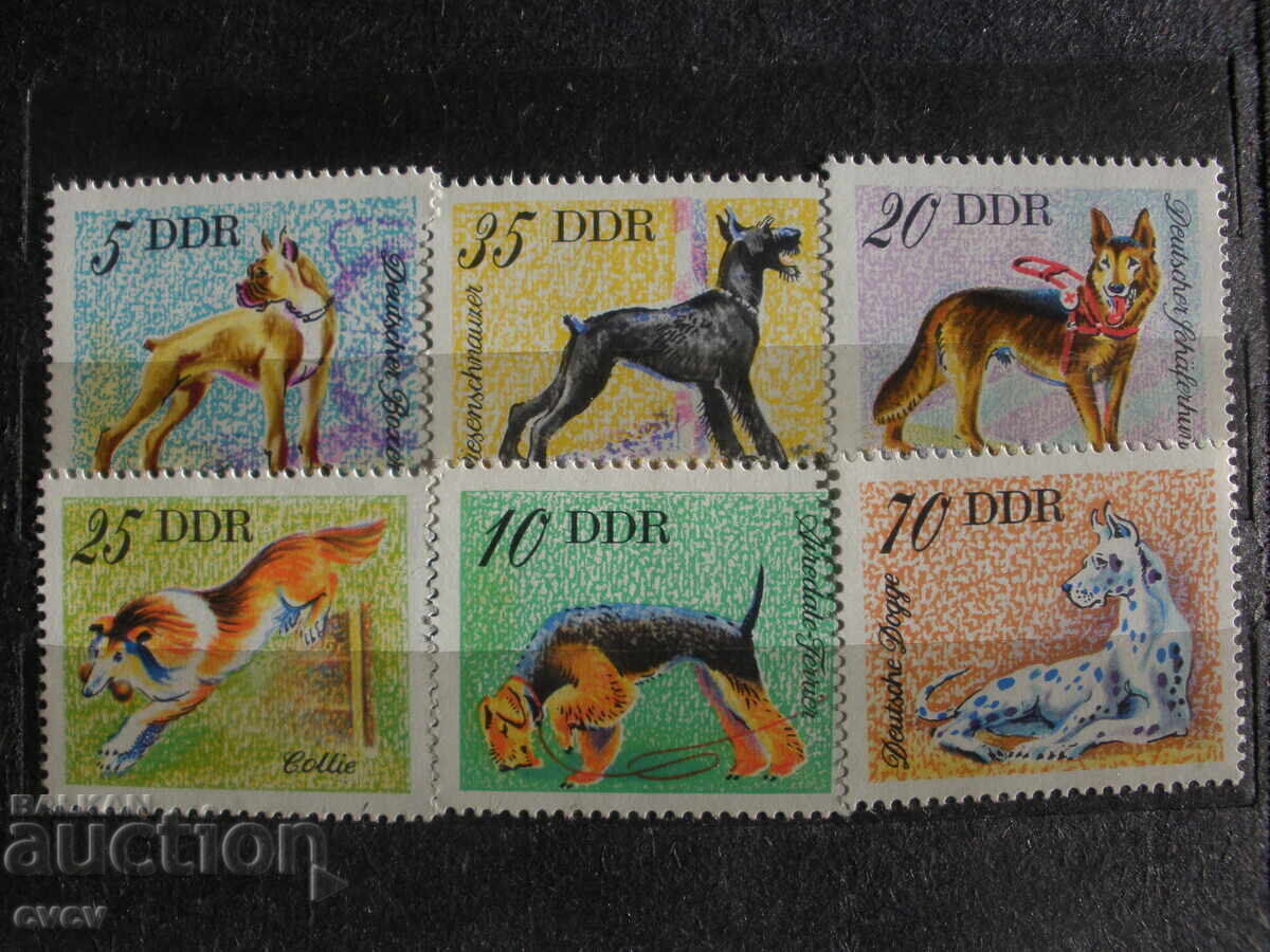 Γραμματόσημα - σκυλιά Ανατολικής Γερμανίας - 6 τεμ - Β.Ζ.Τ με τιμή € 1.53 | 2.99 BGN