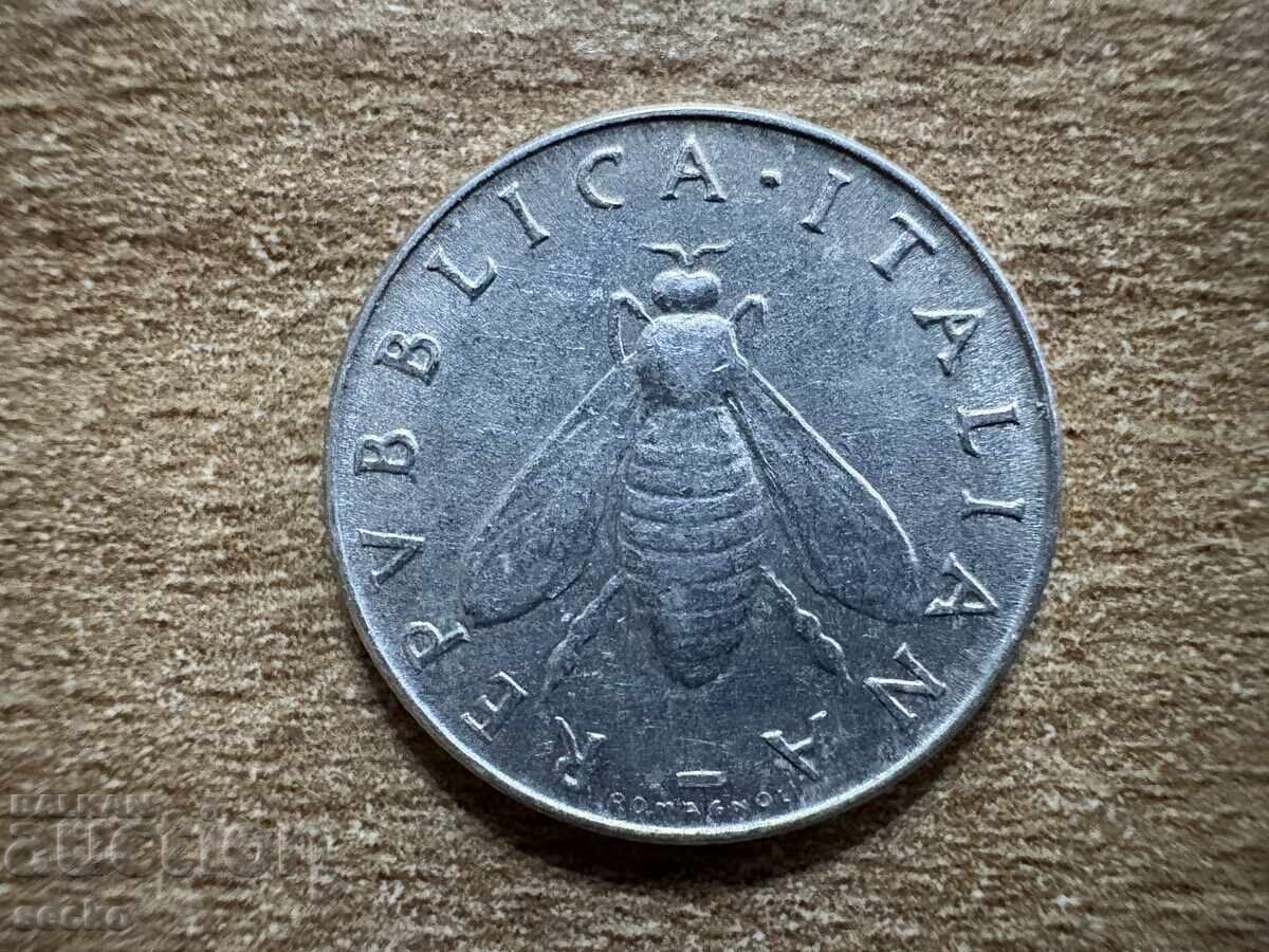 Ιταλία - 2 λίρες (1953) με τιμή 1.80 BGN | € 0.92