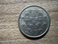 Portugalia - 2.5 escudos (1980)