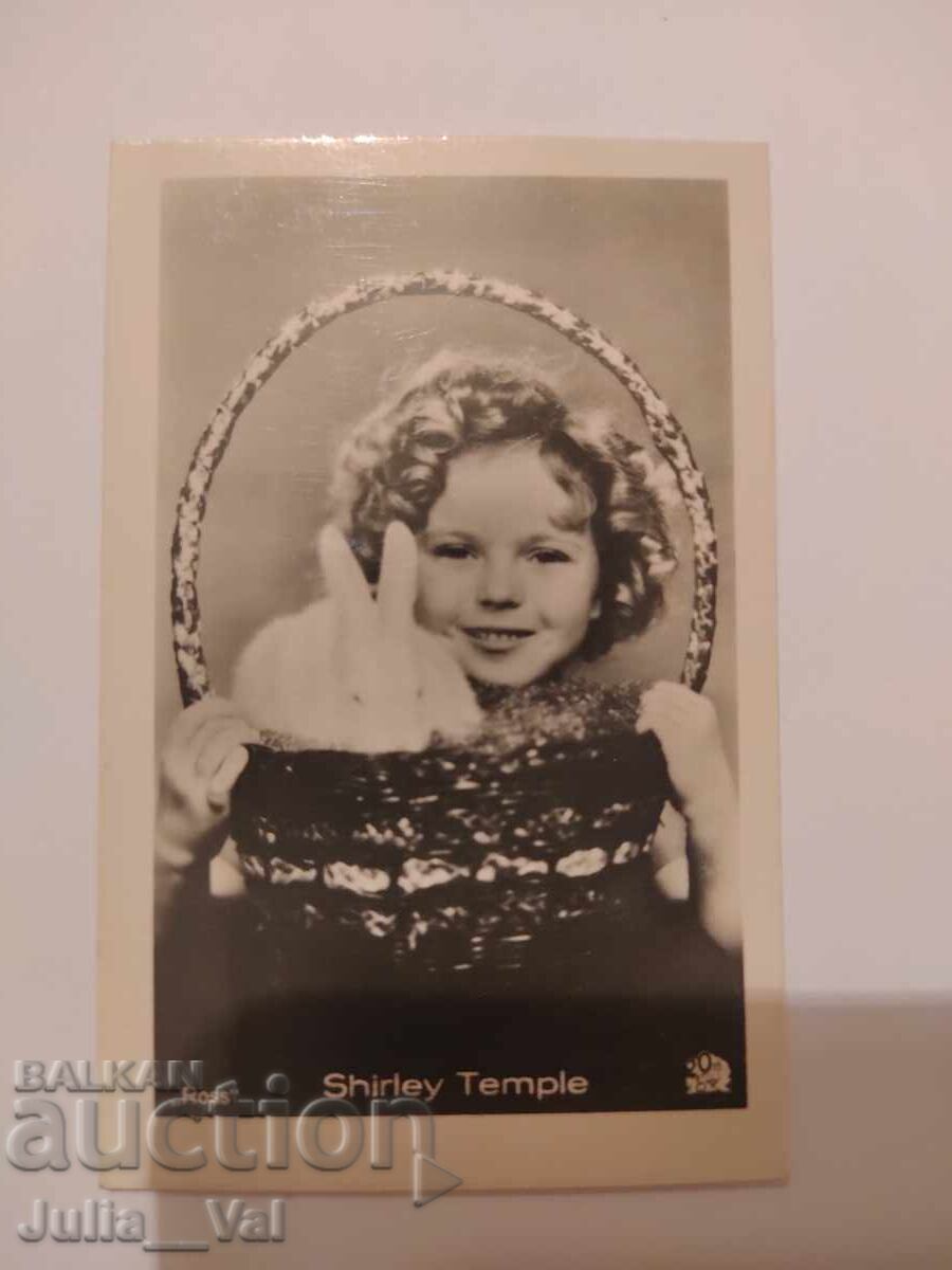 Carte poștală veche cu Shirley Temple 2 - diplomat american Carte poștală veche cu Shirley Temple 2 - diplomat american