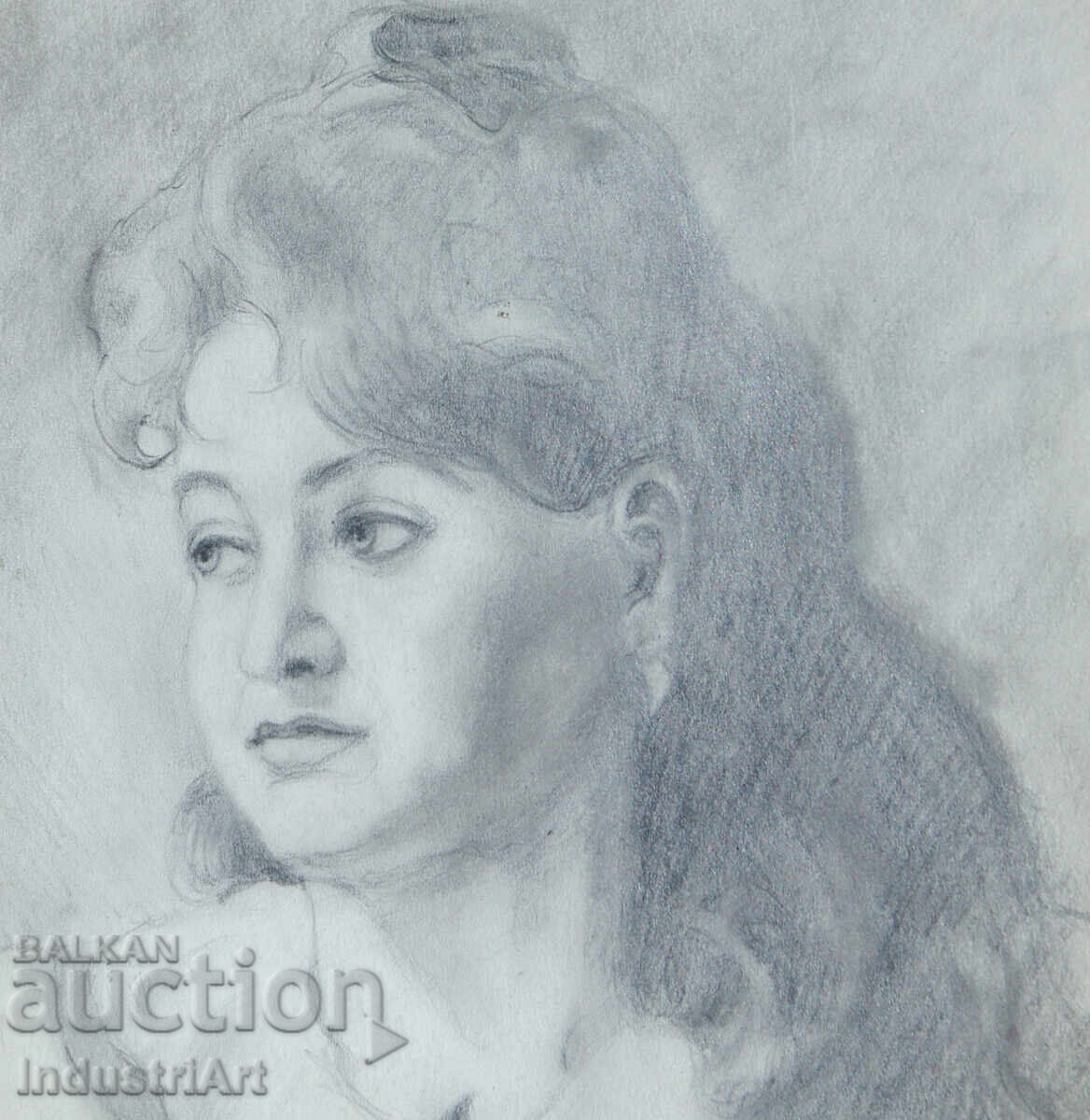 Доставка на Красива рисунка молив женски портрет Доставка на Красива рисунка молив женски портрет