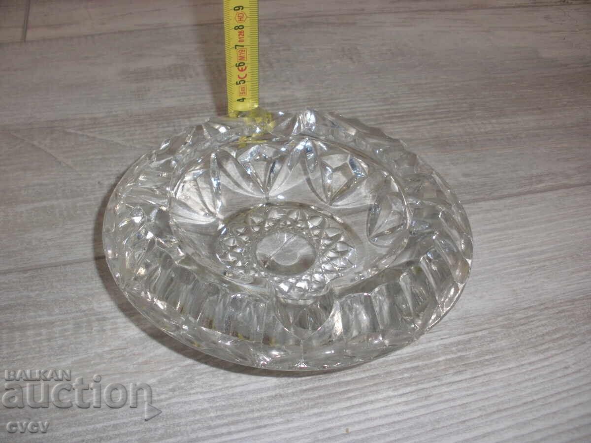 Auction Ashtray - Crystal - B.Z.C Auction Ashtray - Crystal - B.Z.C