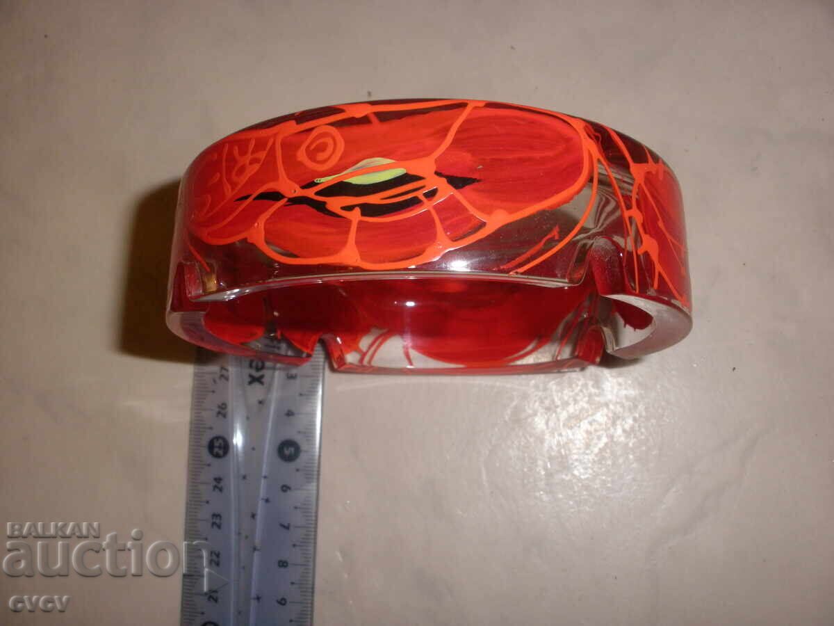Ashtray - hand-painted - B.Z.C with price 2.83 BGN | € 1.45 Ashtray - hand-painted - B.Z.C with price 2.83 BGN | € 1.45