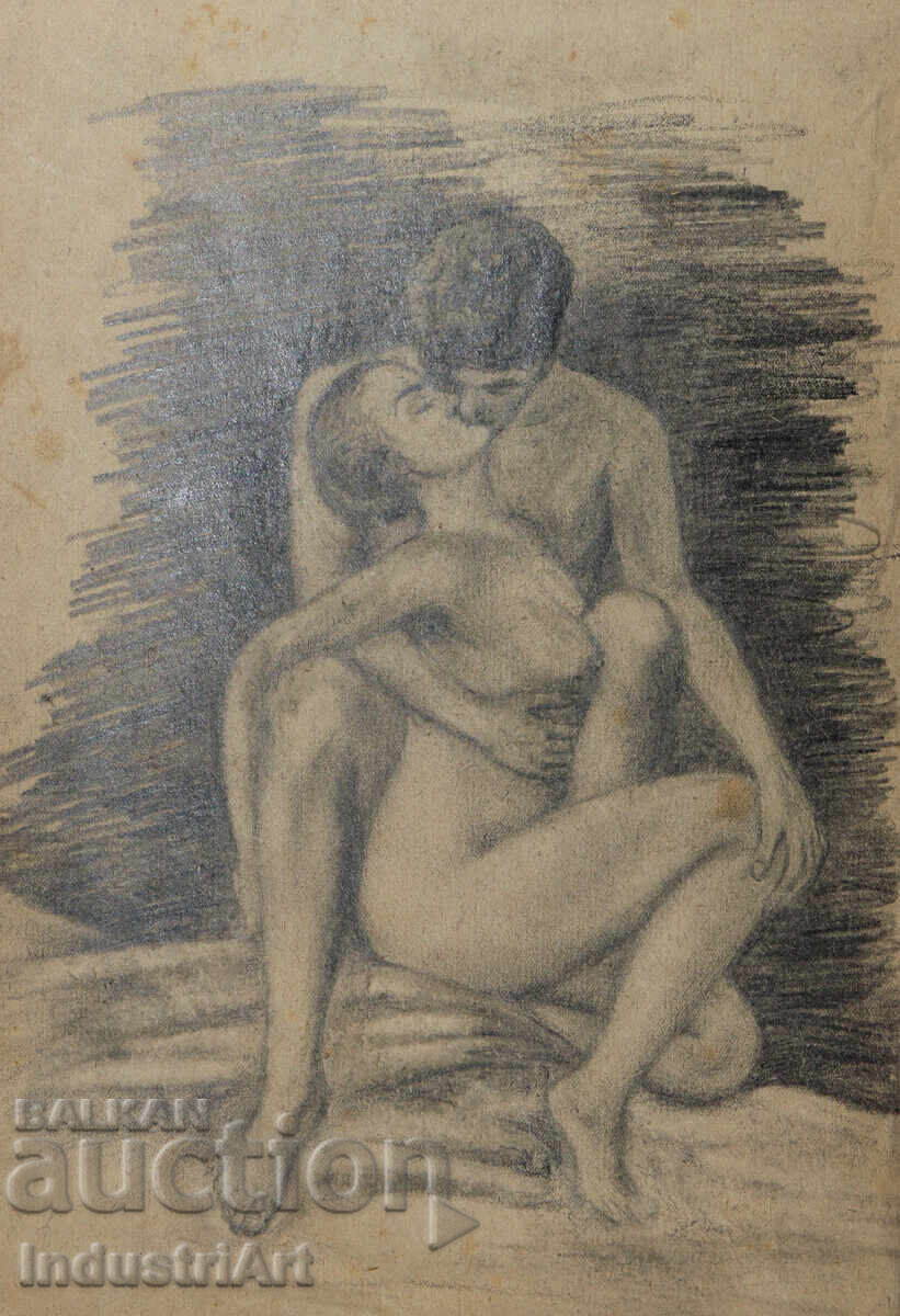 Δημοπρασία Παλιό ερωτικό σχέδιο μολύβι πορτρέτο σώματος Δημοπρασία Παλιό ερωτικό σχέδιο μολύβι πορτρέτο σώματος