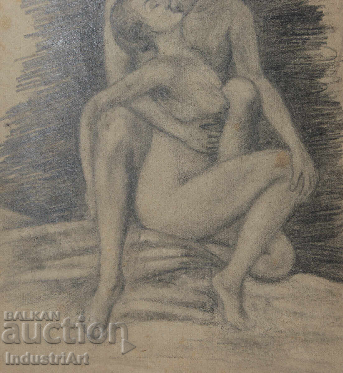 Παλιό ερωτικό σχέδιο μολύβι πορτρέτο σώματος - 6 Παλιό ερωτικό σχέδιο μολύβι πορτρέτο σώματος - 6