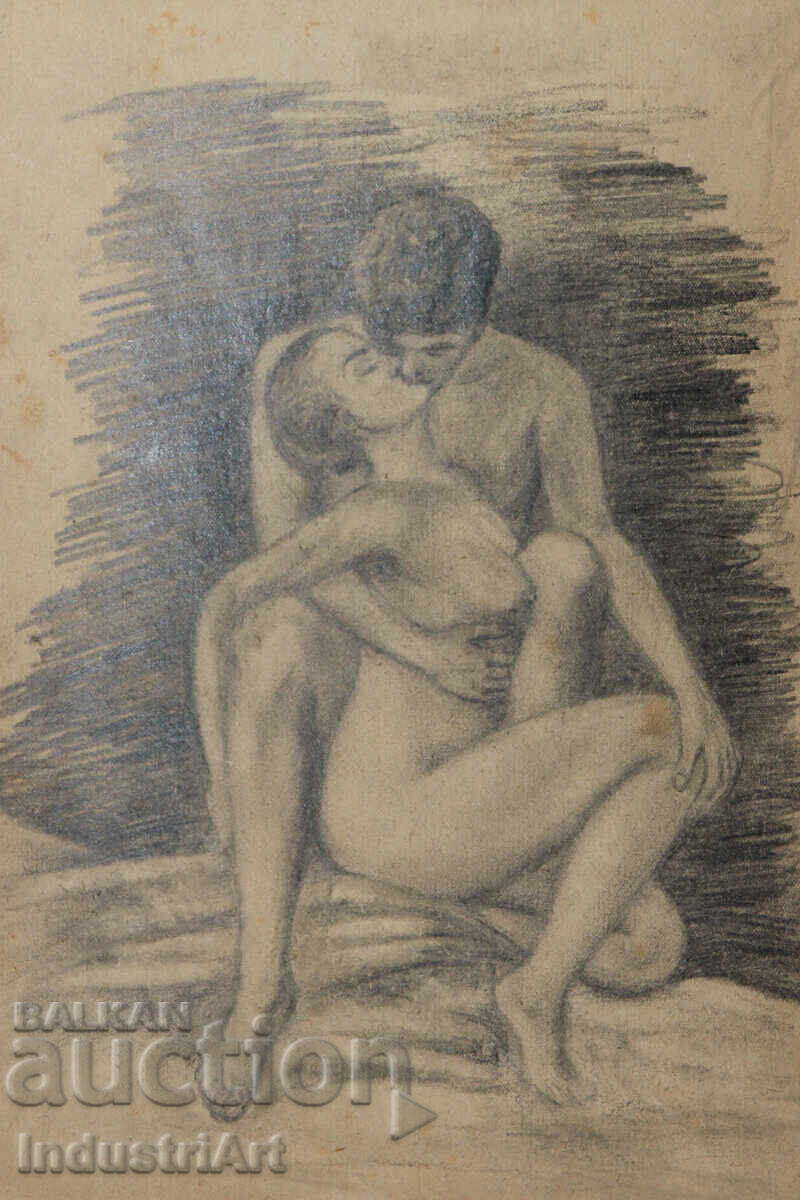 Παλιό ερωτικό σχέδιο μολύβι πορτρέτο σώματος Παλιό ερωτικό σχέδιο μολύβι πορτρέτο σώματος