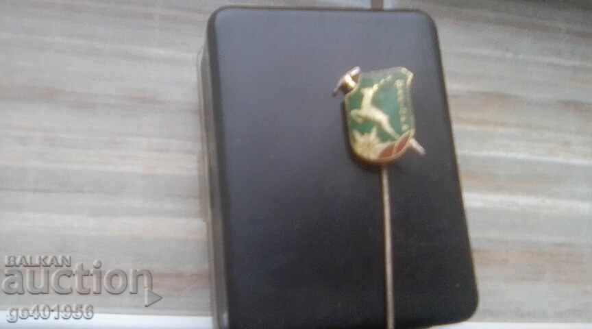 Рядка царска значка ФАКТОРЪ, бронз, емайл