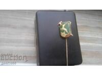 Insigă rară țaristă FACTOR, bronz, email