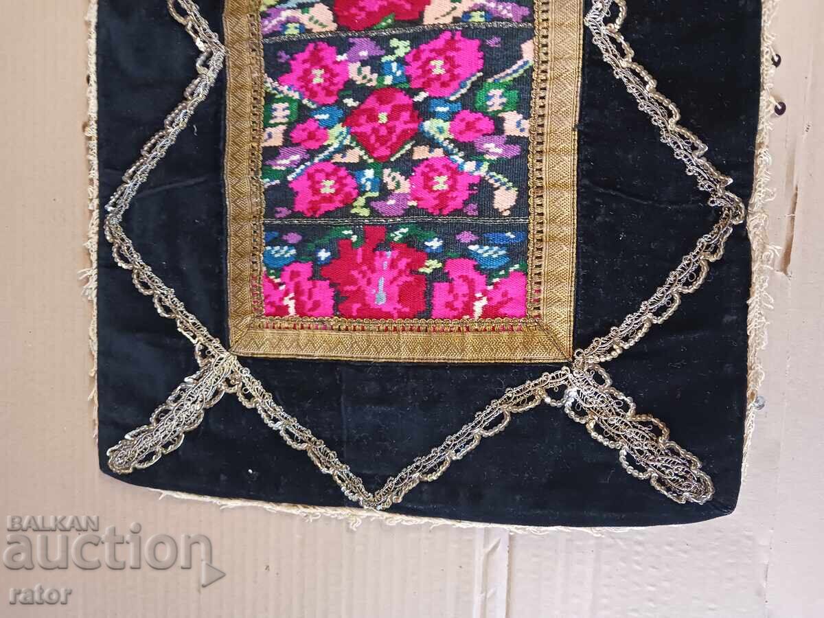 Αυθεντική υφαντή μάλλινη ποδιά, παραδοσιακή φορεσιά, ΑΝΘΕΚΤΙΚΗ - 5