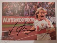 Футбол - Щутгарт - автограф от Юрген Клинсман