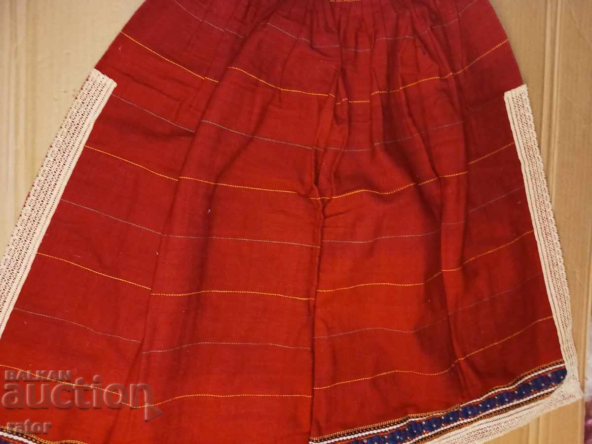 Auction  Authentic HERZOG woven apron, folk costume