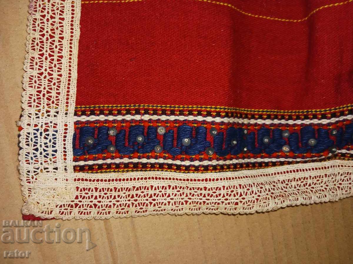 Authentic HERZOG woven apron, folk costume - 5