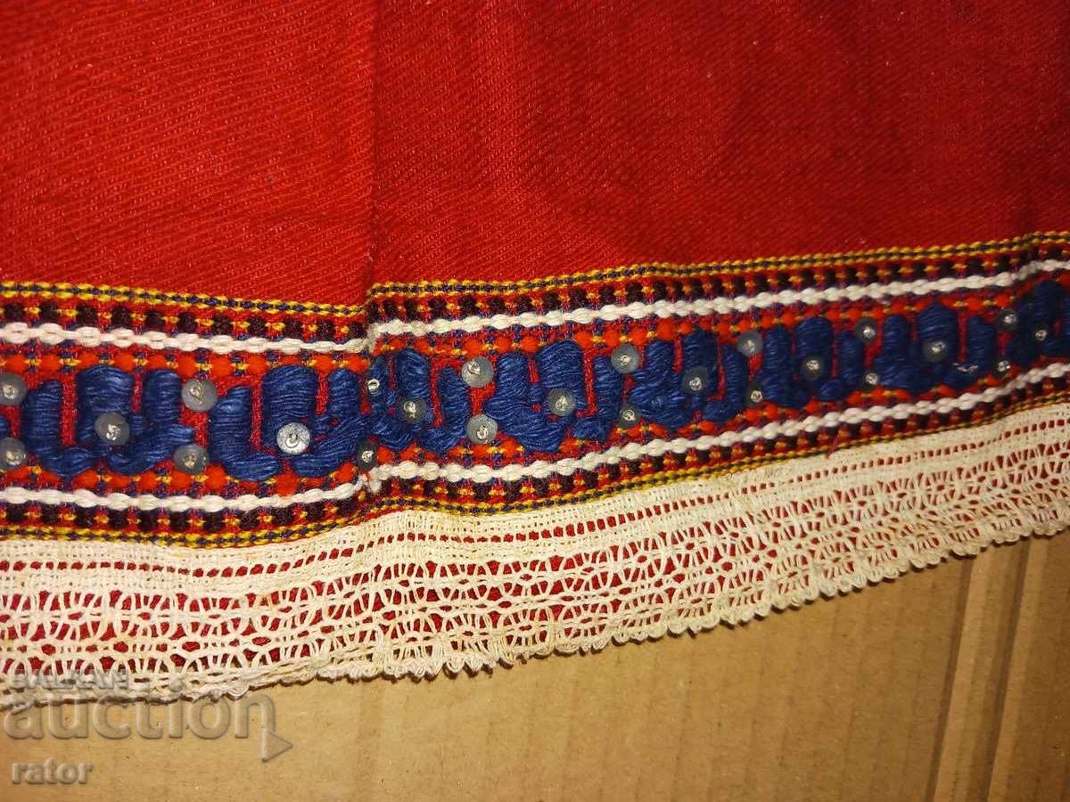 Authentic HERZOG woven apron, folk costume - 7
