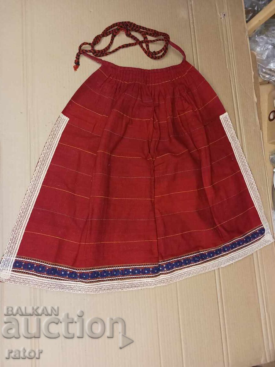 Authentic HERZOG woven apron, folk costume