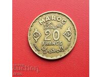Morocco-20 francs 1952