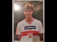 Футбол - Щутгарт - Томас Gommingginger - картичка.