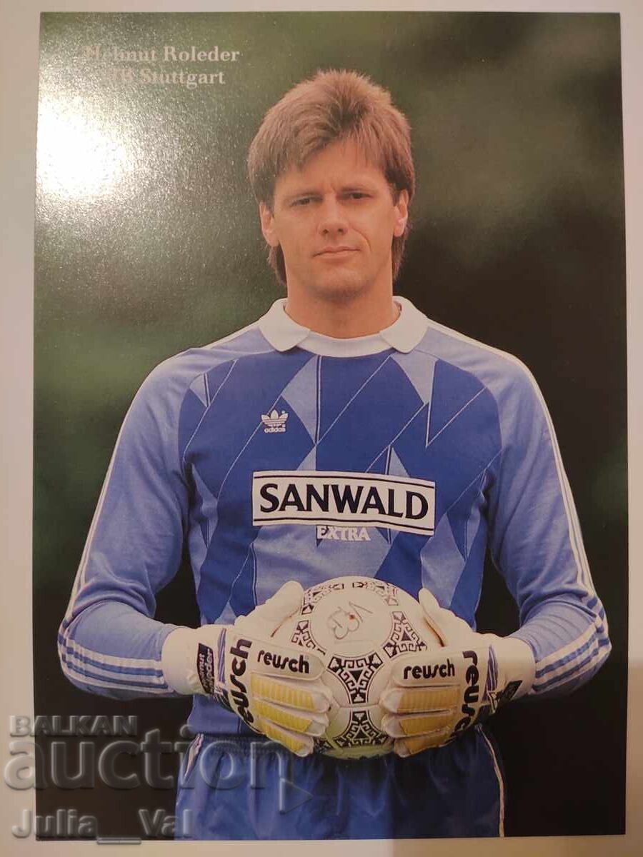 Fotbal - Stuttgart - Helmut Roleder - carte poștală Fotbal - Stuttgart - Helmut Roleder - carte poștală