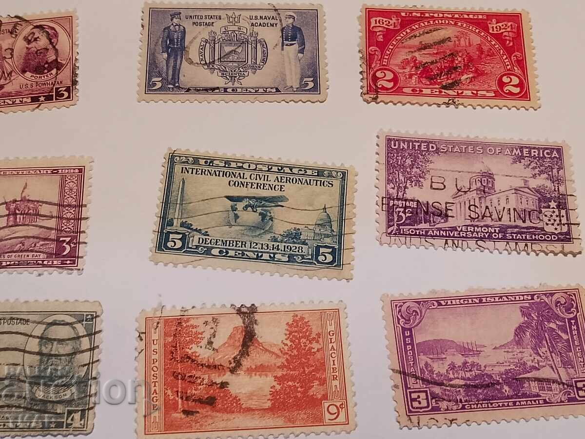 Auction Postage stamps USA -0.01 cents Auction Postage stamps USA -0.01 cents