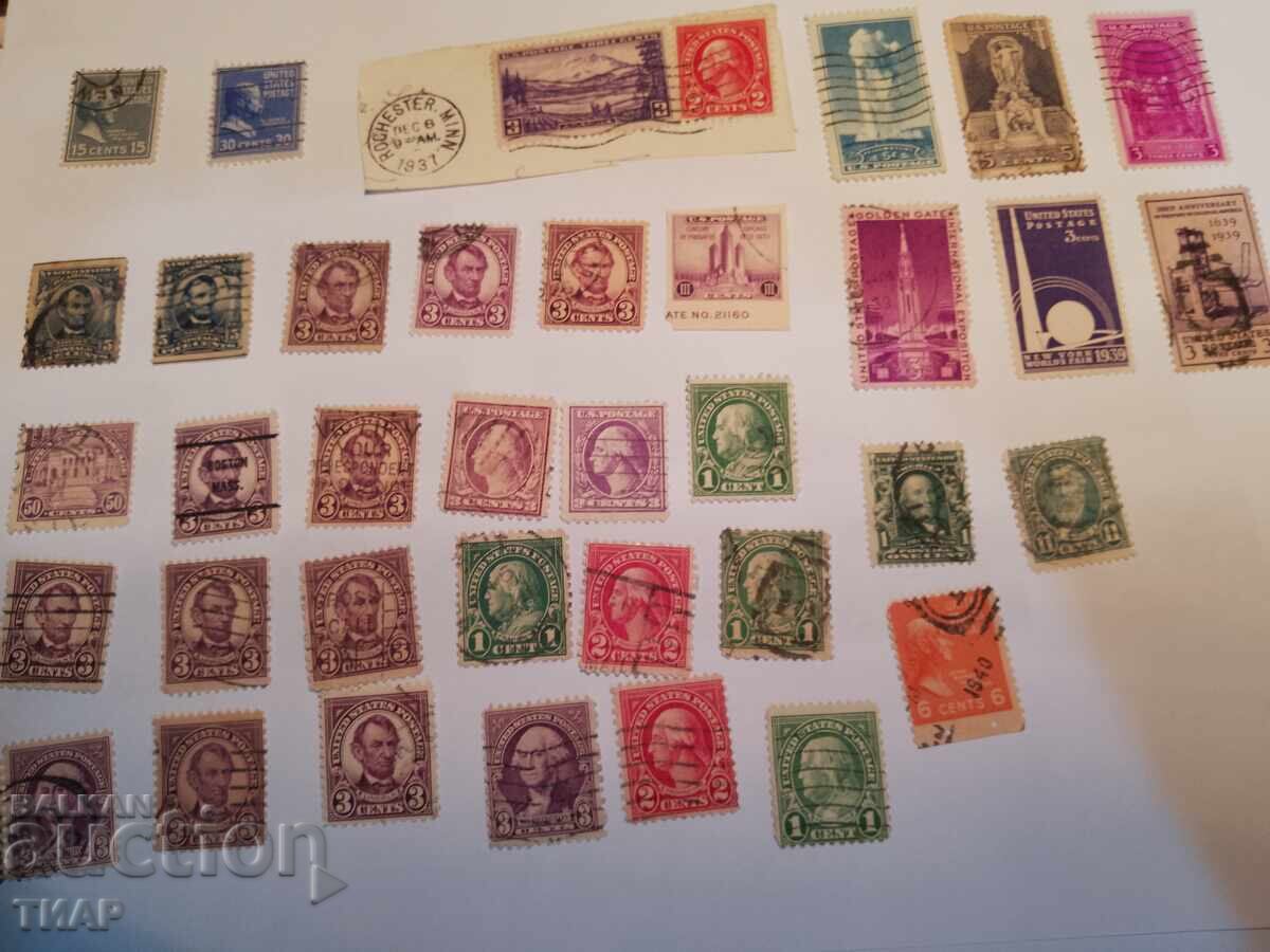 Postage stamps USA -0.01 cents Postage stamps USA -0.01 cents