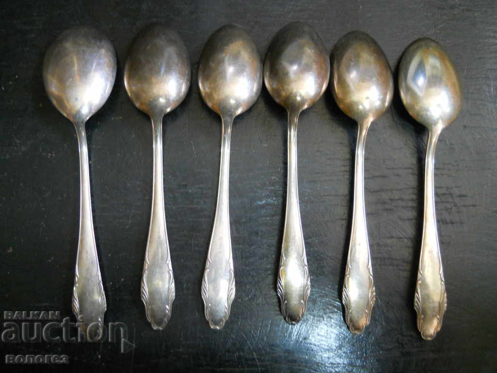 Set of silver-plated spoons "BMF" (Germany) with price 25.00 BGN | € 12.78 Set of silver-plated spoons "BMF" (Germany) with price 25.00 BGN | € 12.78
