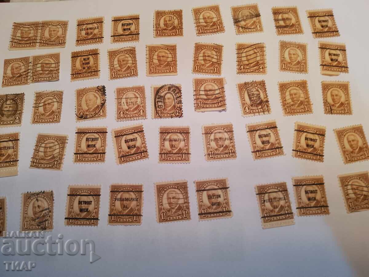 Postage stamps USA -0.01 cents Postage stamps USA -0.01 cents