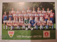 Футбол - Щутгарт 1987/88 г. - картичка