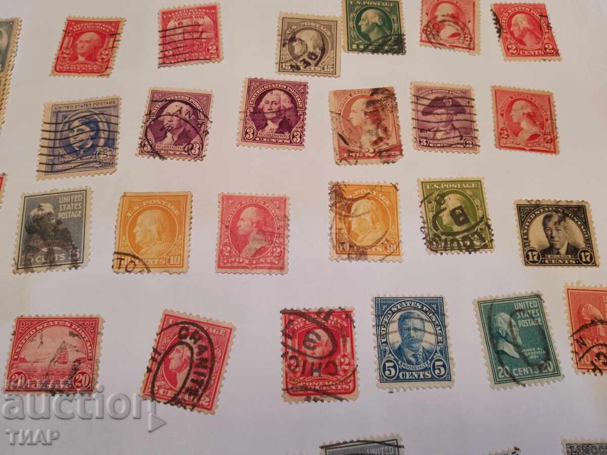 Auction Postage stamps USA -0.01 cents Auction Postage stamps USA -0.01 cents