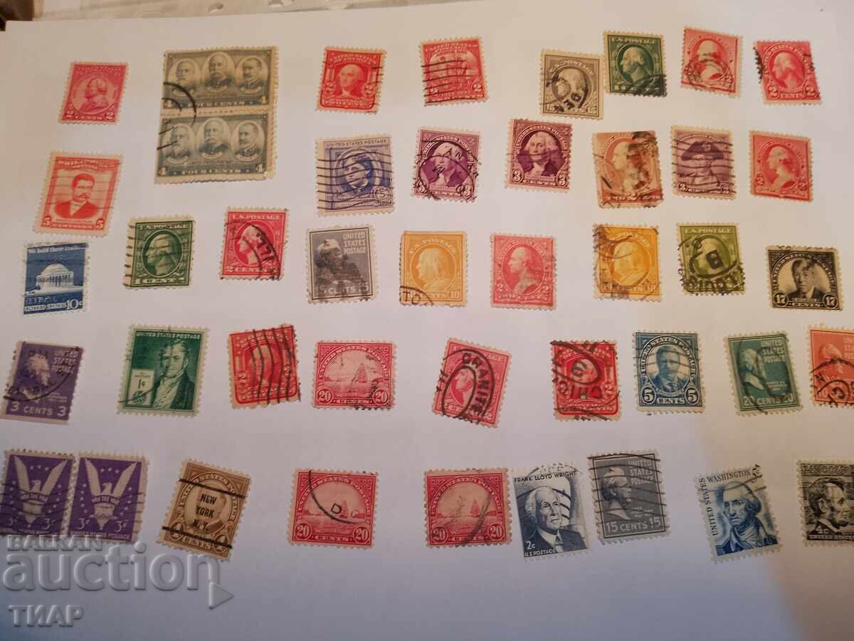 Postage stamps USA -0.01 cents Postage stamps USA -0.01 cents