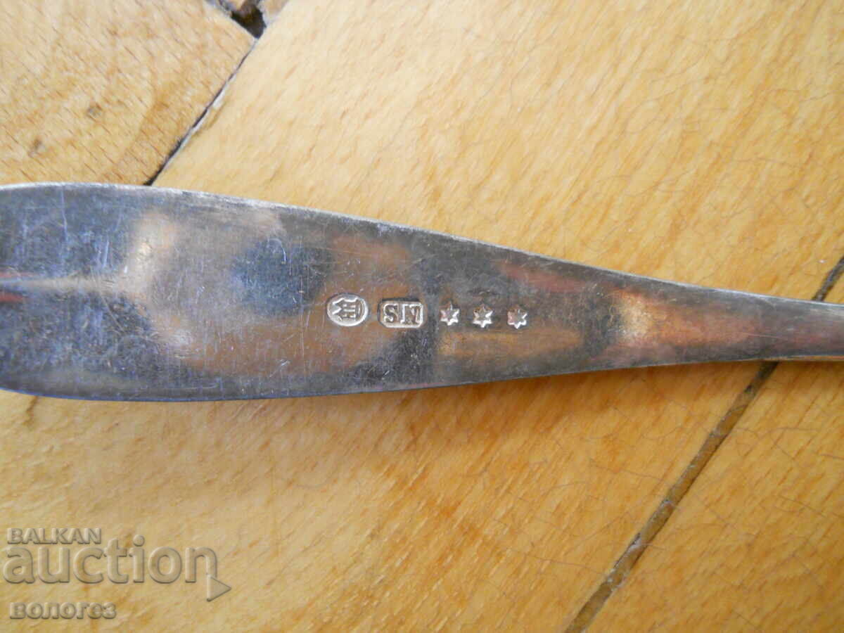 Set of antique silver-plated forks - Denmark - 7